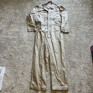 Walls FR Flame Resistant‎ Industrial Coverall Work Clothing Mens 44 Regular Tan